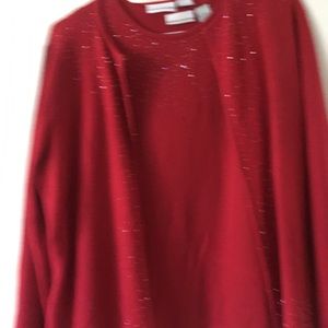 2 piece beaded sweater set